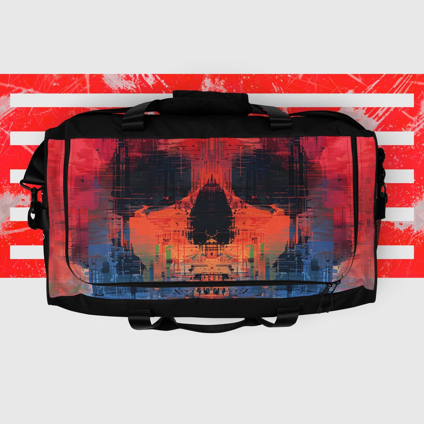 Glitchframe Larg Travel Bag